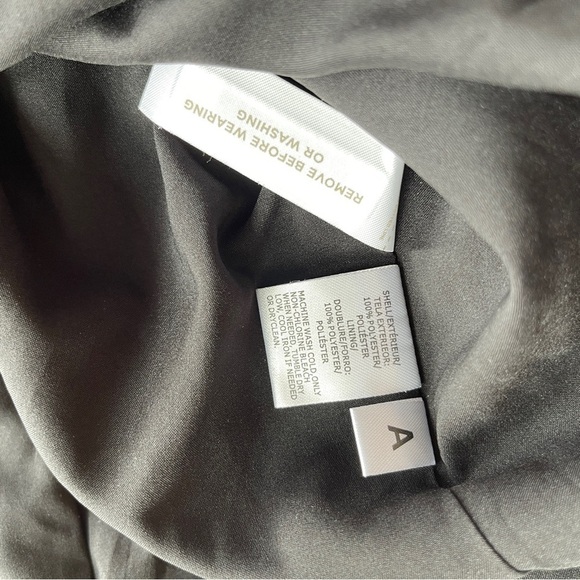 Loft Pleated A-Line Midi Skirt polka dot black and white size 6 - Picture 8 of 13